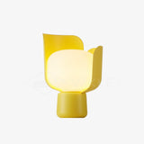 Modern Flower Petal Adjustable Accent Table Lamp for Bedroom and Living Room