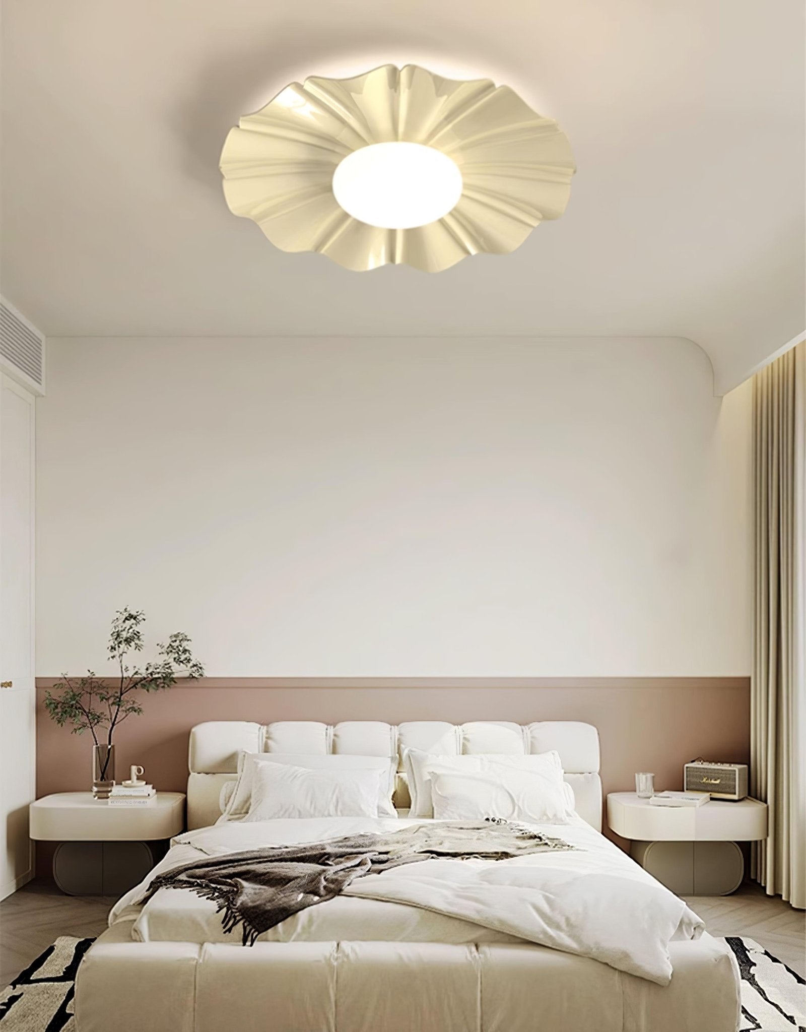 Modern Floral LED Ceiling Flush Mount Lamp Blooming Flower Light for Bedroom Living Room