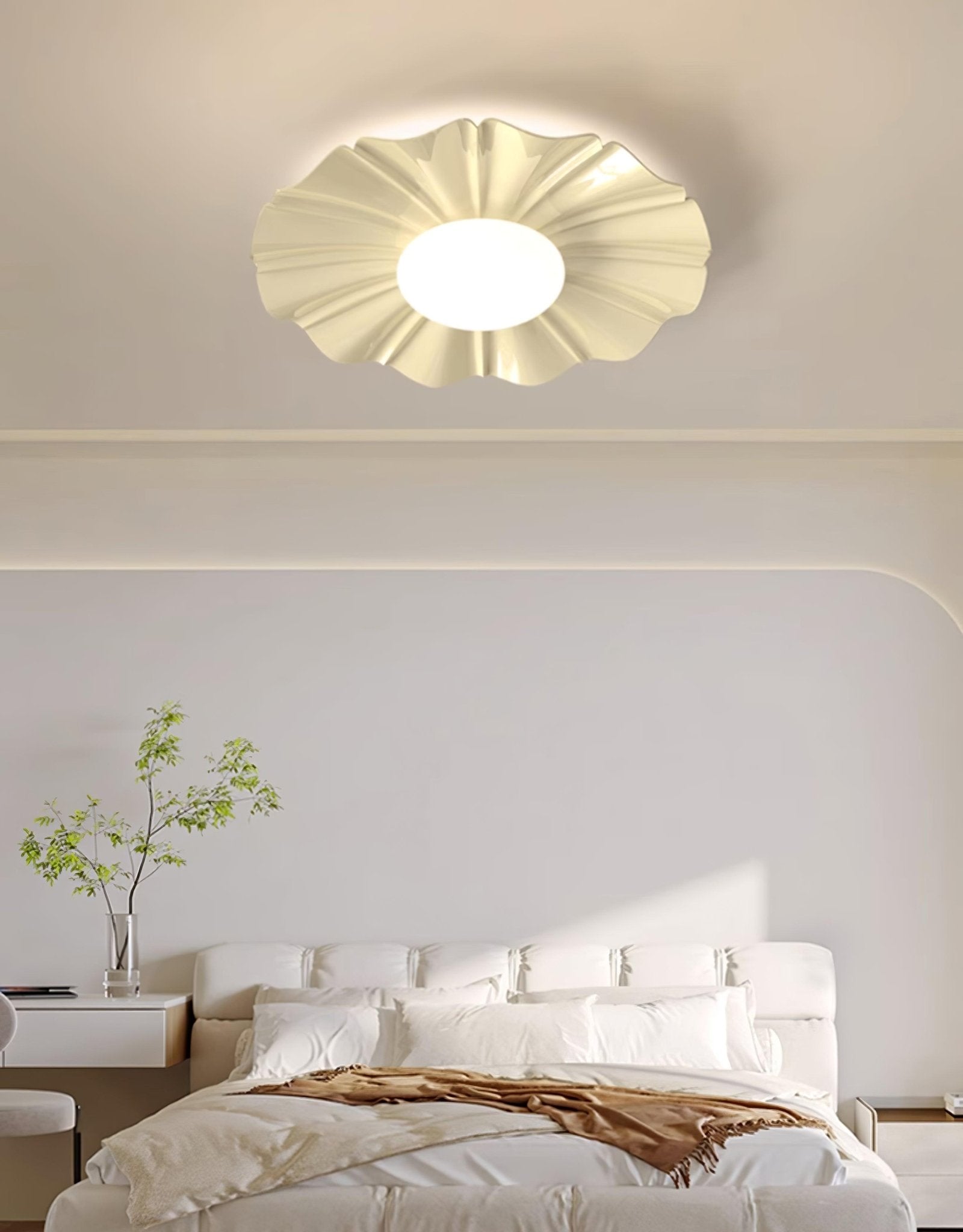 Modern Floral LED Ceiling Flush Mount Lamp Blooming Flower Light for Bedroom Living Room