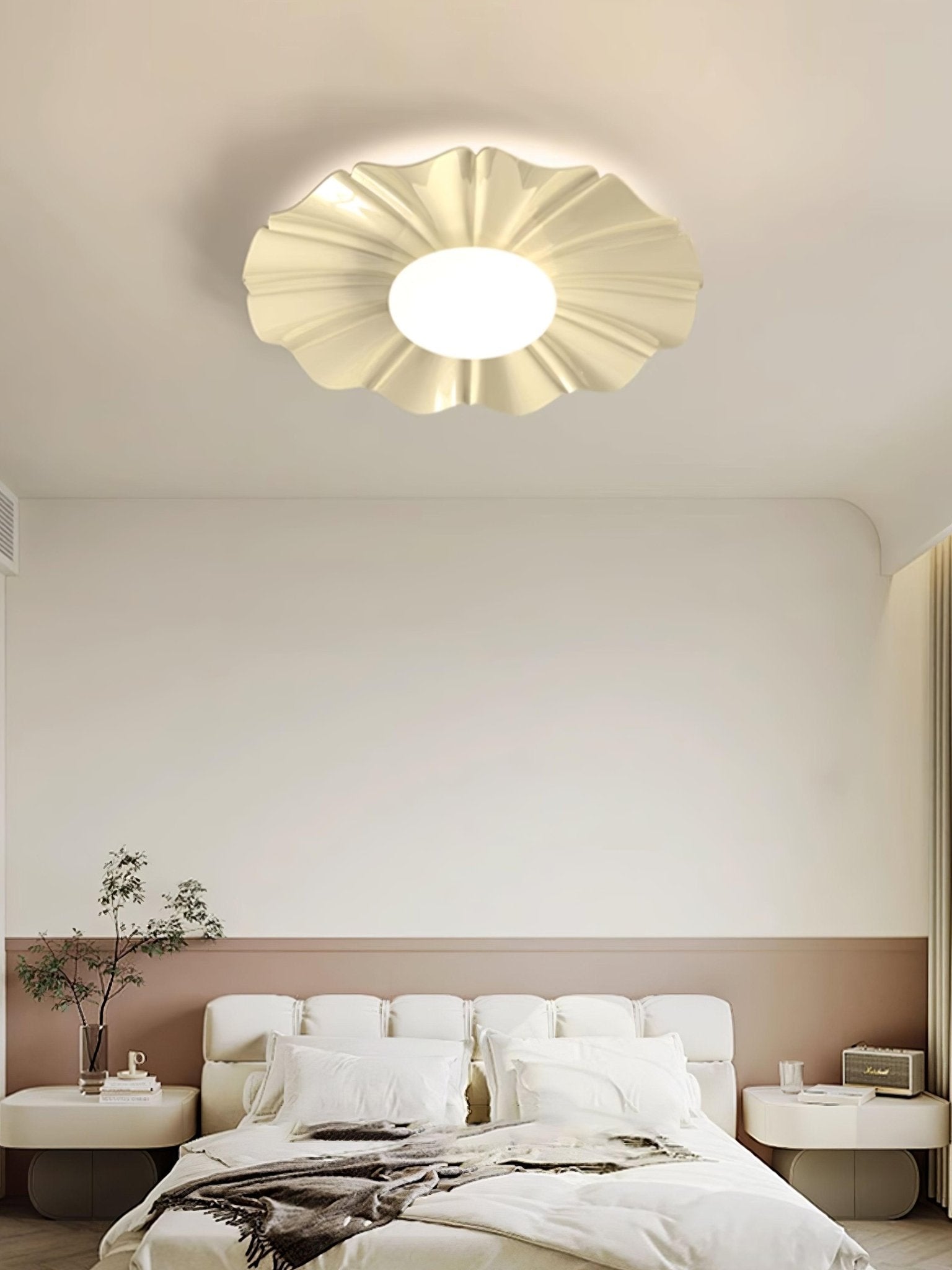 Modern Floral LED Ceiling Flush Mount Lamp Blooming Flower Light for Bedroom Living Room