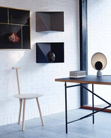 Geometric Modern LED Table Lamp Contemporary Indirect Nightstand Light for Living Room