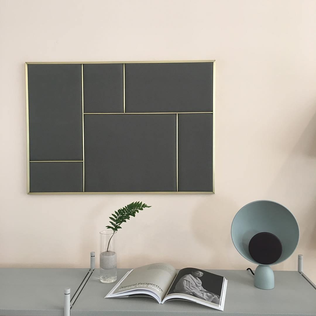 Geometric Modern LED Table Lamp Contemporary Indirect Nightstand Light for Living Room
