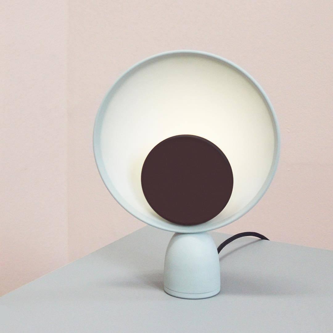 Geometric Modern LED Table Lamp Contemporary Indirect Nightstand Light for Living Room