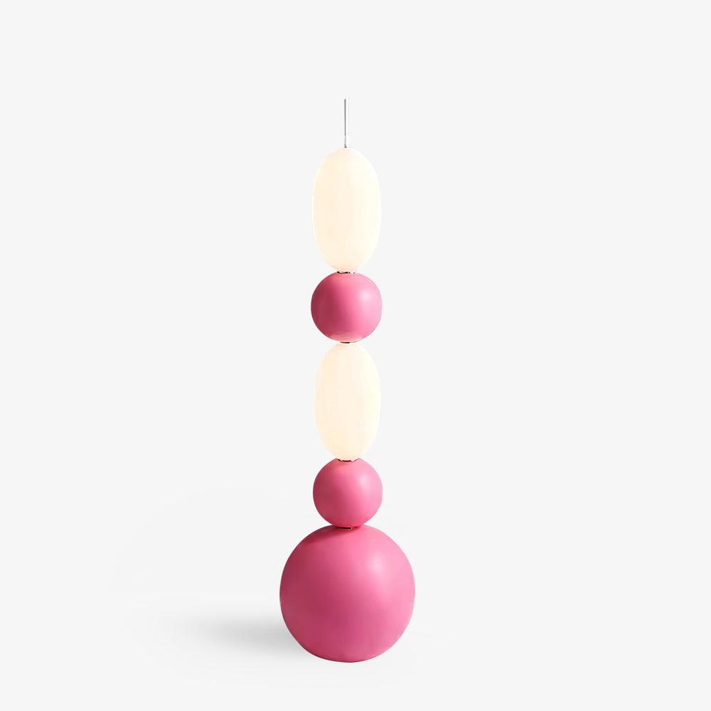 Contemporary LED Spherical Floor Lamp Modern Accent Light for Living Room and Bedroom