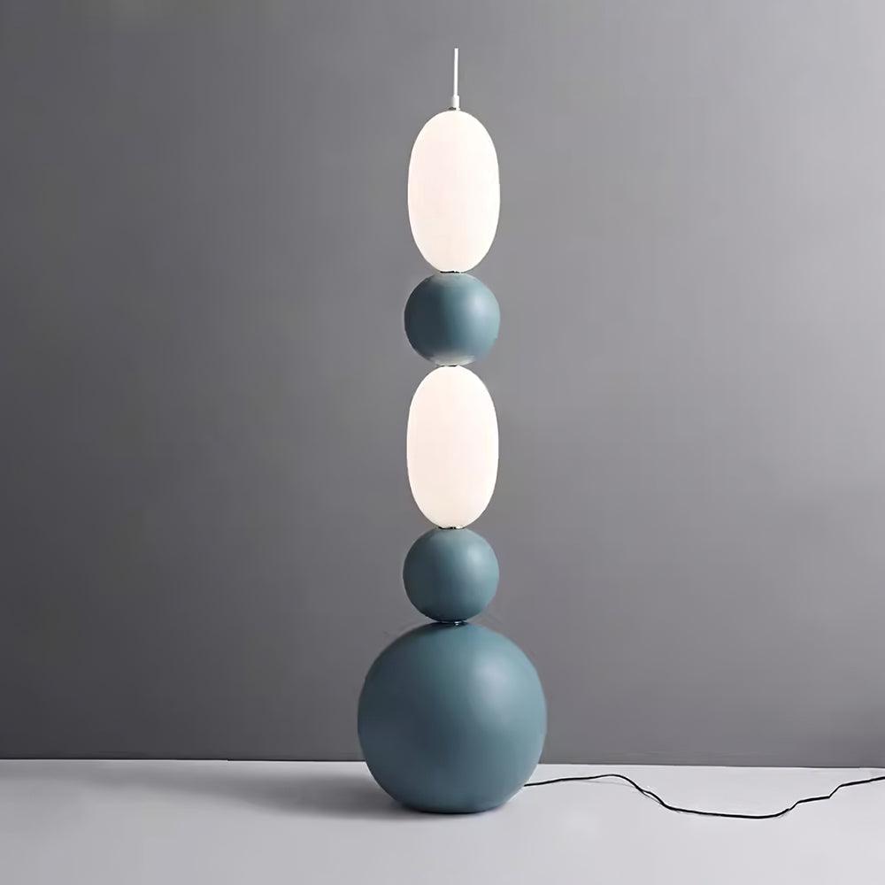 Contemporary LED Spherical Floor Lamp Modern Accent Light for Living Room and Bedroom