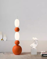 Contemporary LED Spherical Floor Lamp Modern Accent Light for Living Room and Bedroom