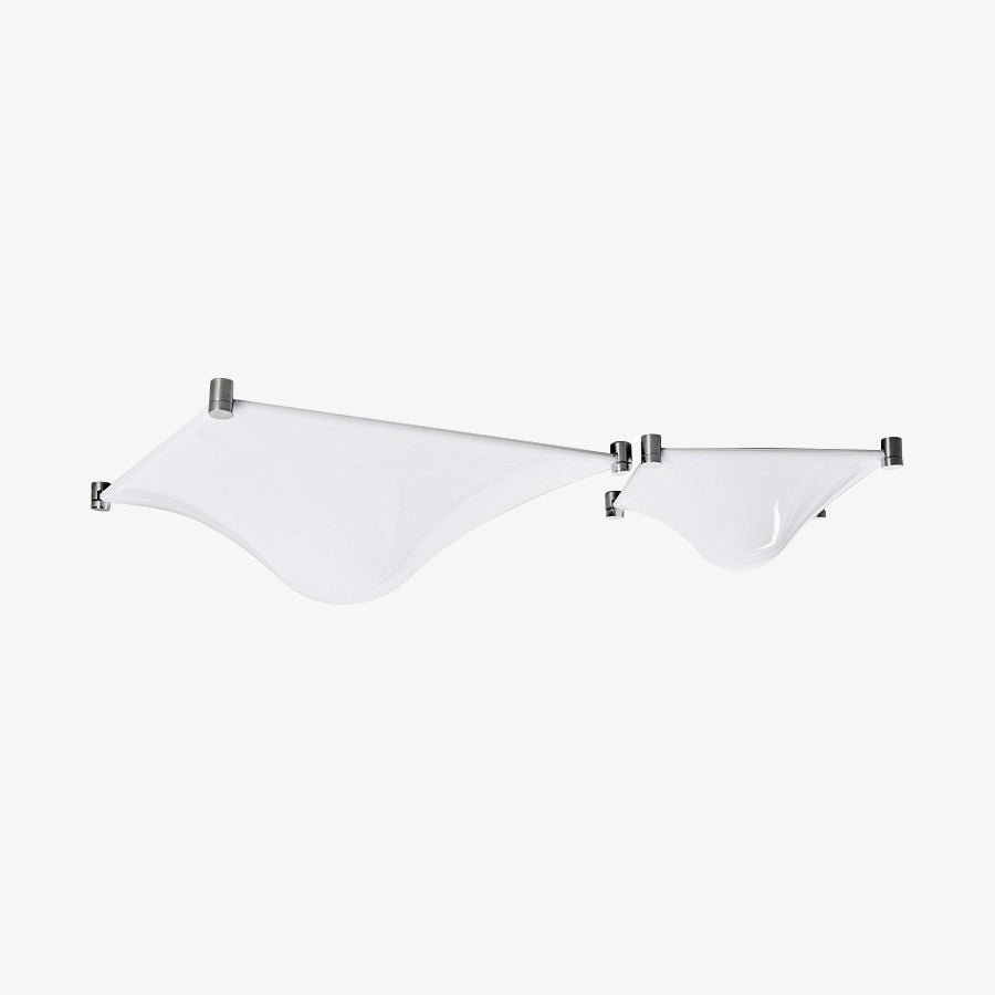 Modern Luminous Bubble Flush Mount Ceiling Light Chrome Stainless Steel LED Fixture