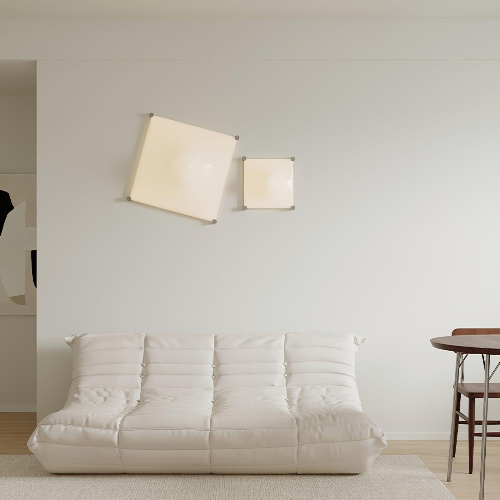 Modern Luminous Bubble Flush Mount Ceiling Light Chrome Stainless Steel LED Fixture