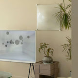 Modern Luminous Bubble Flush Mount Ceiling Light Chrome Stainless Steel LED Fixture