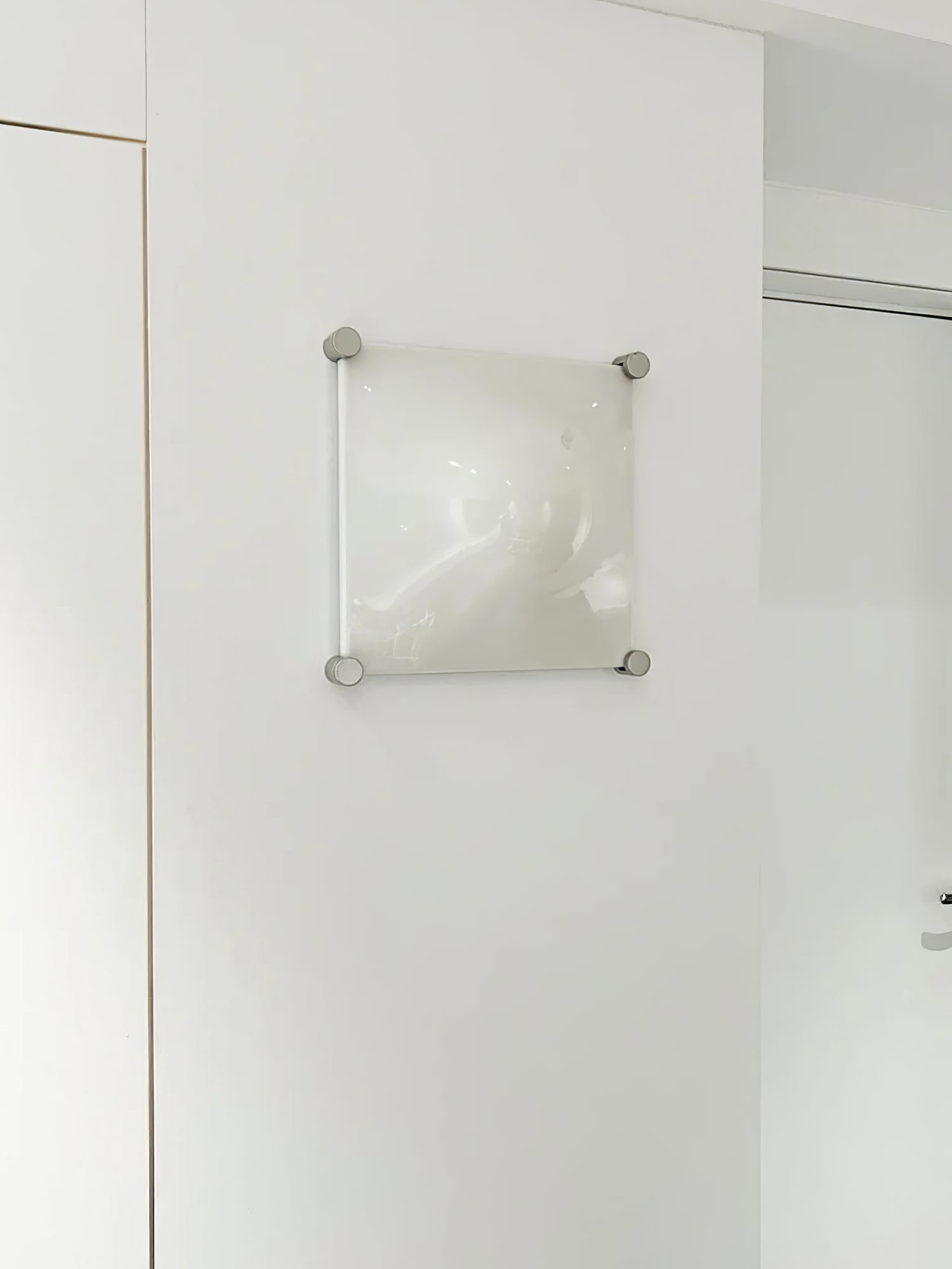 Modern Luminous Bubble Flush Mount Ceiling Light Chrome Stainless Steel LED Fixture