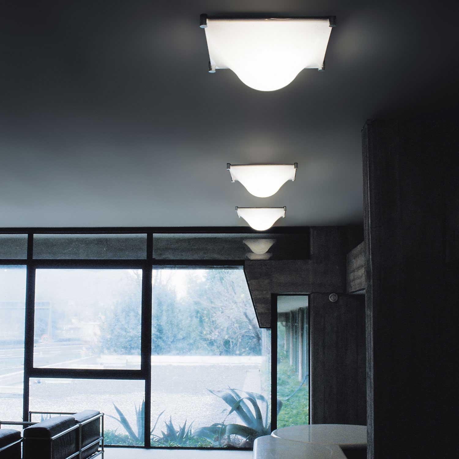 Modern Luminous Bubble Flush Mount Ceiling Light Chrome Stainless Steel LED Fixture