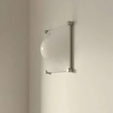 Modern Luminous Bubble Flush Mount Ceiling Light Chrome Stainless Steel LED Fixture
