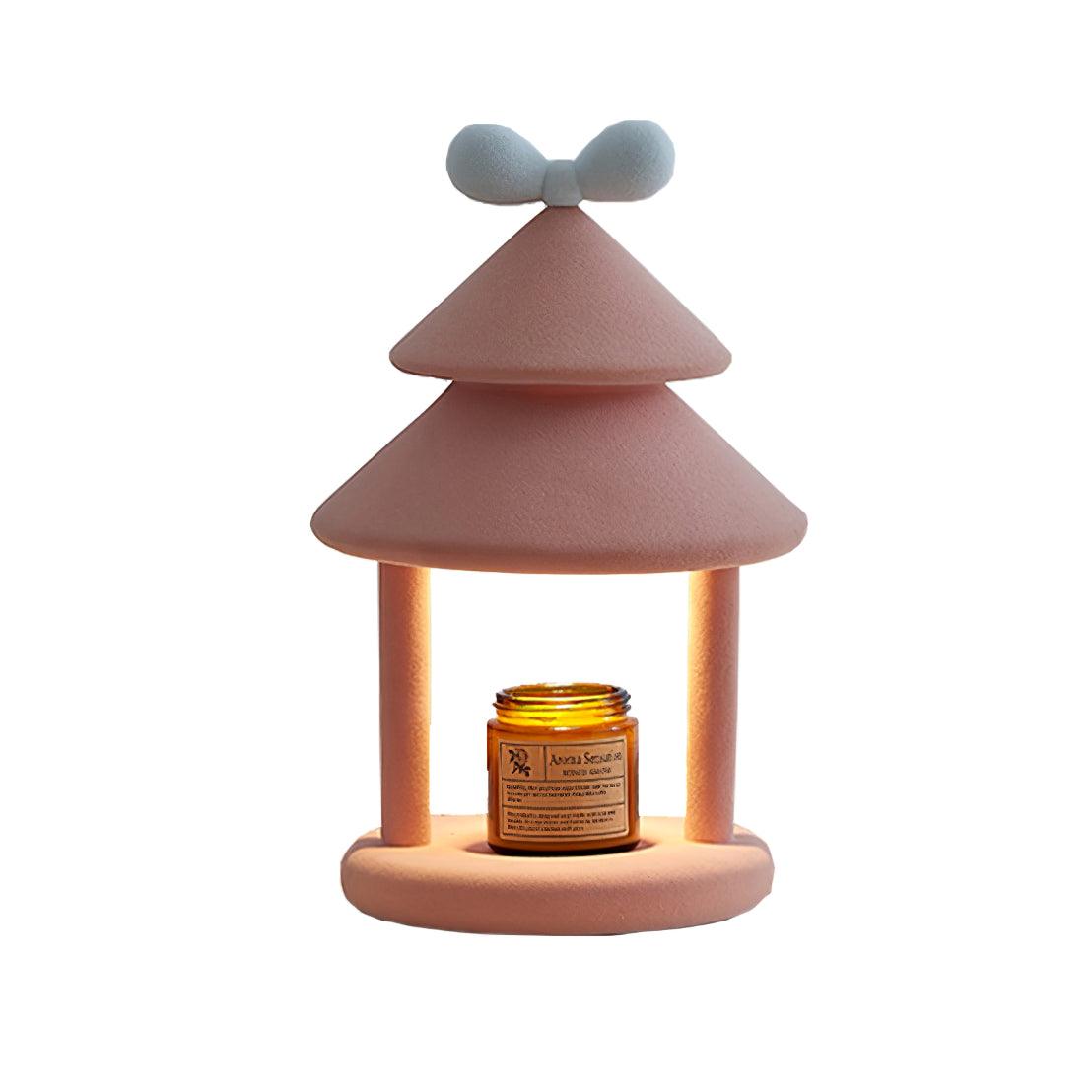 Modern Bow Tie Cone Resin Table Lamp for Bedroom and Designer Living Space