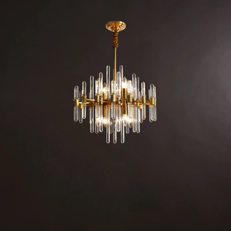 modern-antique-brass-starburst-chandelier-with-clear-crystal-glass-rods
