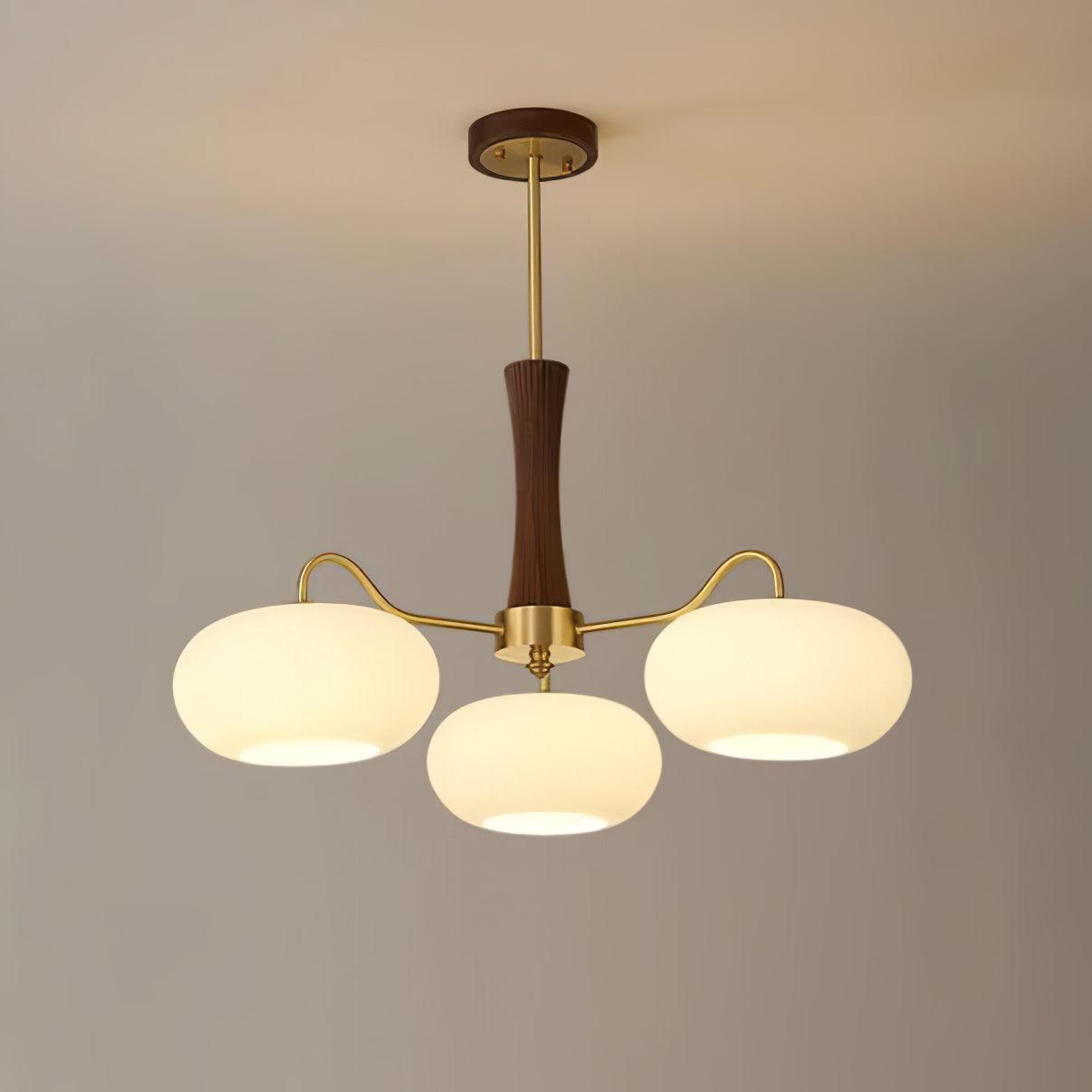 mid-century-modern-brass-and-wooden-persimmon-chandelier-glass-pendant-light