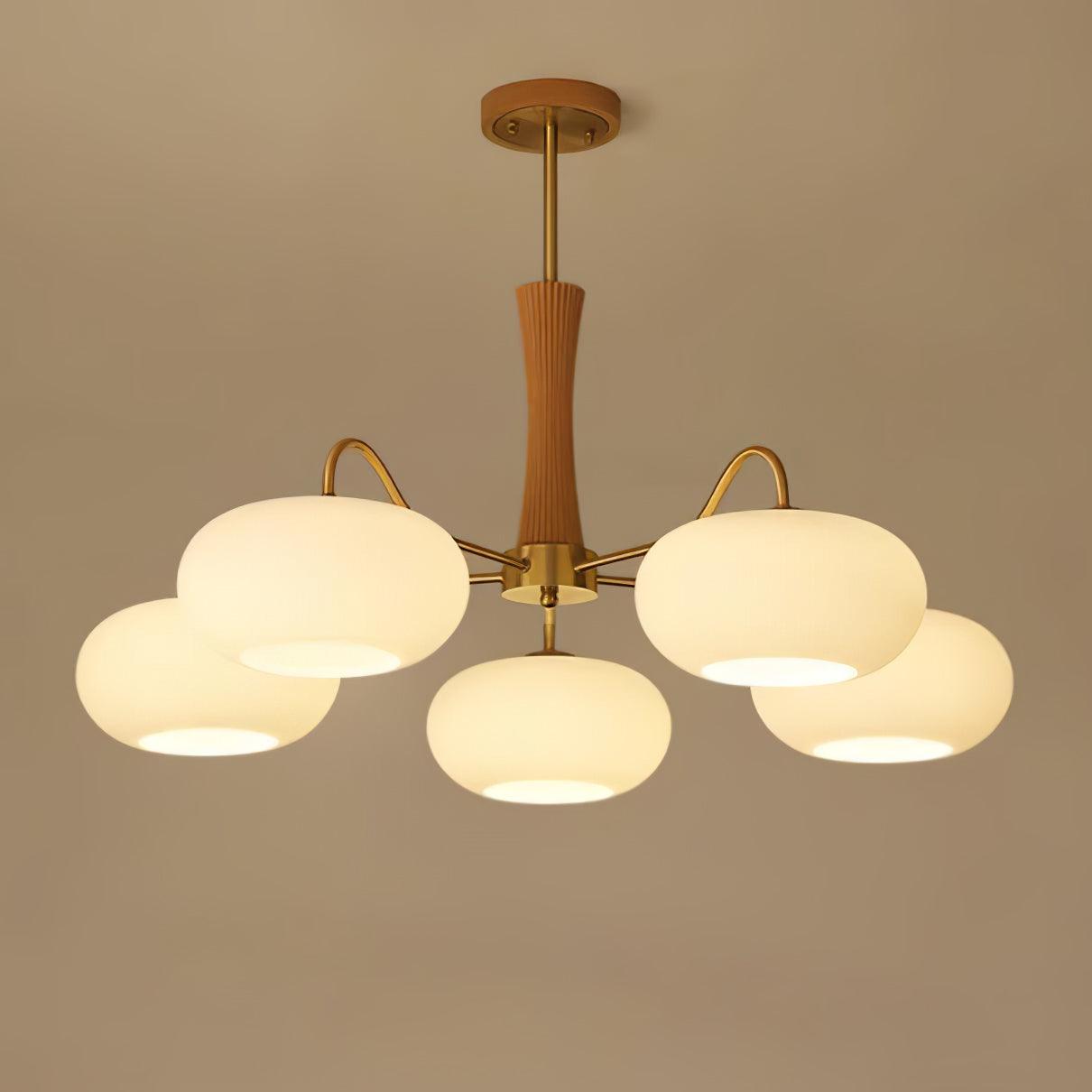 mid-century-modern-brass-and-wooden-persimmon-chandelier-glass-pendant-light