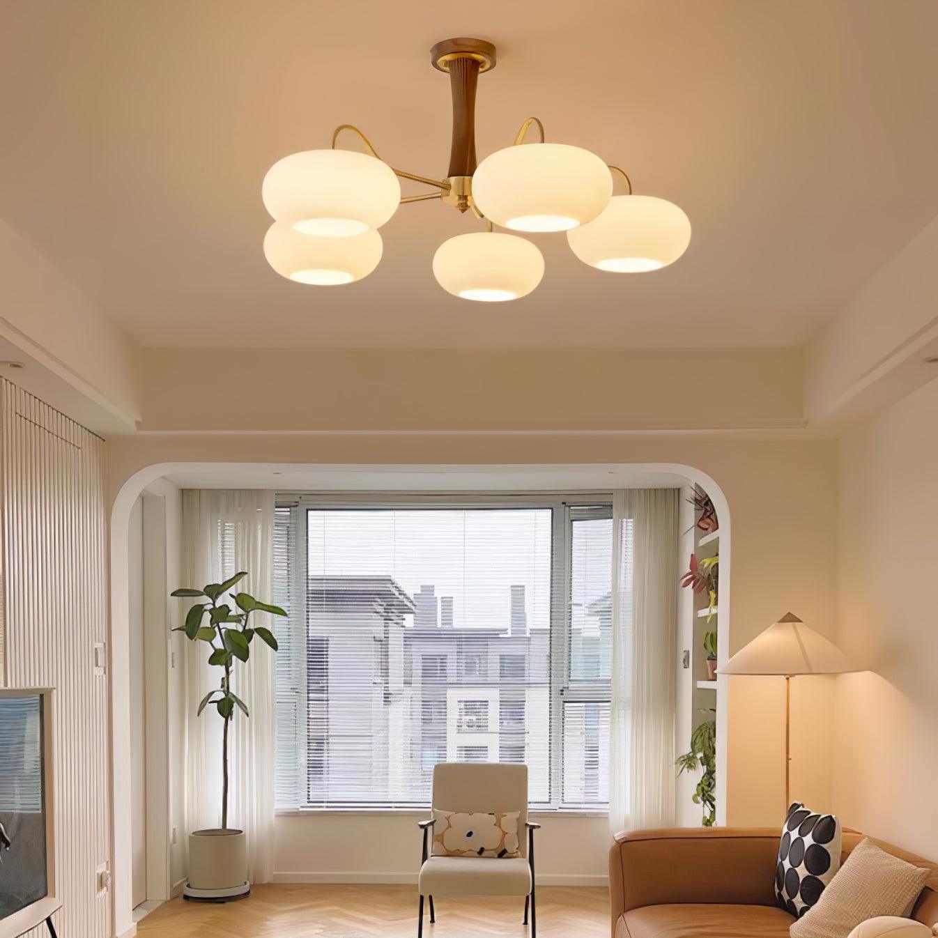 mid-century-modern-brass-and-wooden-persimmon-chandelier-glass-pendant-light