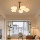 mid-century-modern-brass-and-wooden-persimmon-chandelier-glass-pendant-light