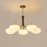 mid-century-modern-brass-and-wooden-persimmon-chandelier-glass-pendant-light