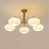 mid-century-modern-brass-and-wooden-persimmon-chandelier-glass-pendant-light