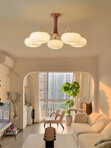 mid-century-modern-brass-and-wooden-persimmon-chandelier-glass-pendant-light