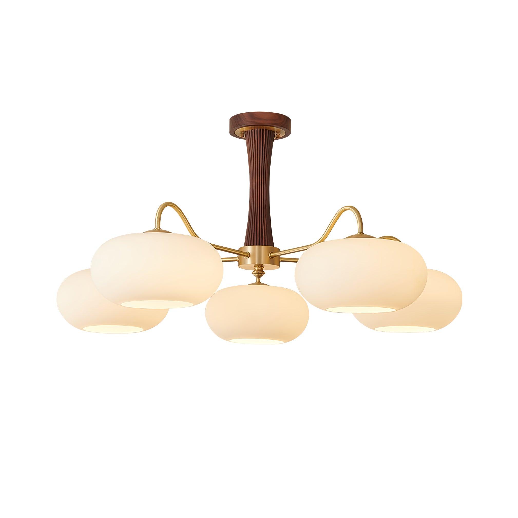 mid-century-modern-brass-and-wooden-persimmon-chandelier-glass-pendant-light