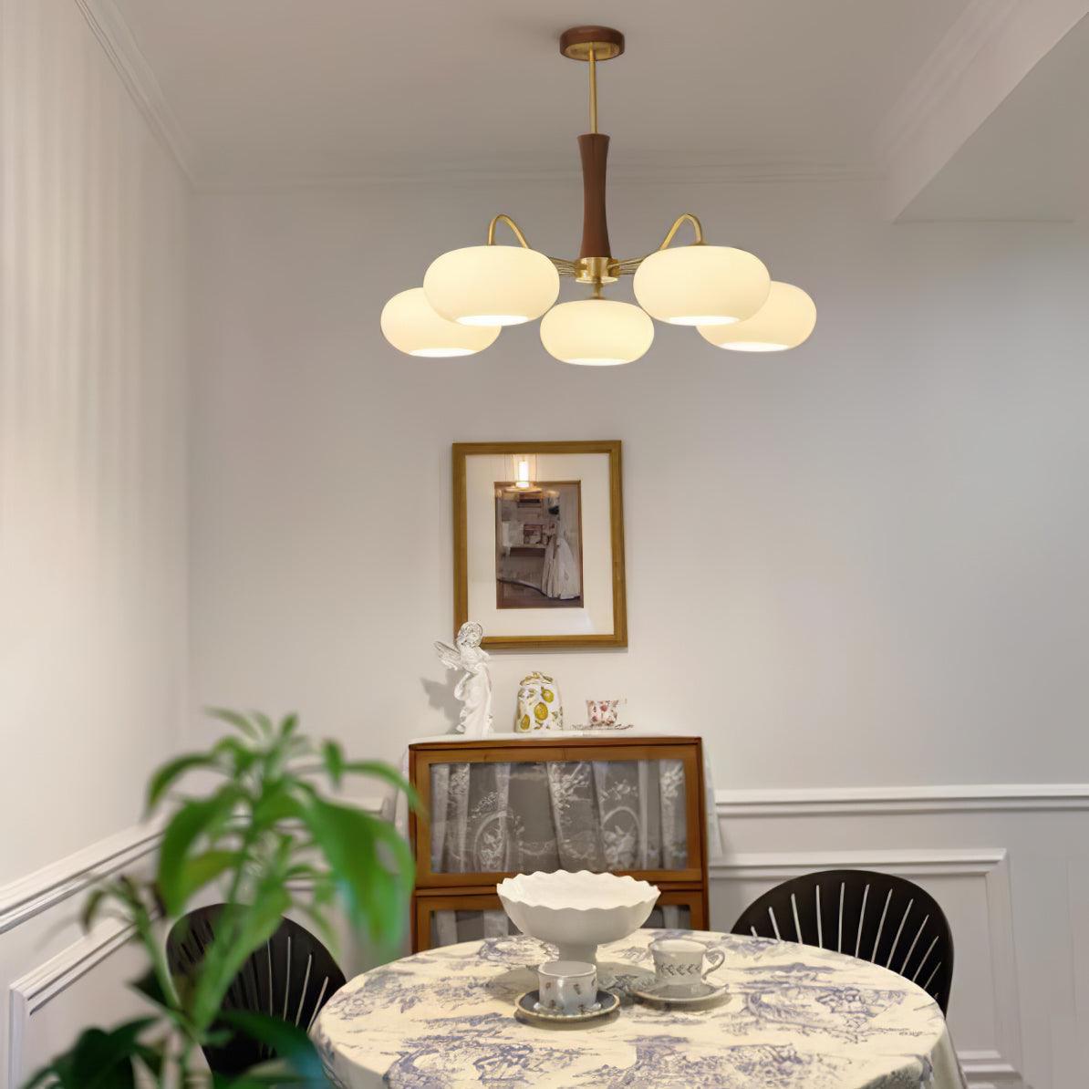 mid-century-modern-brass-and-wooden-persimmon-chandelier-glass-pendant-light