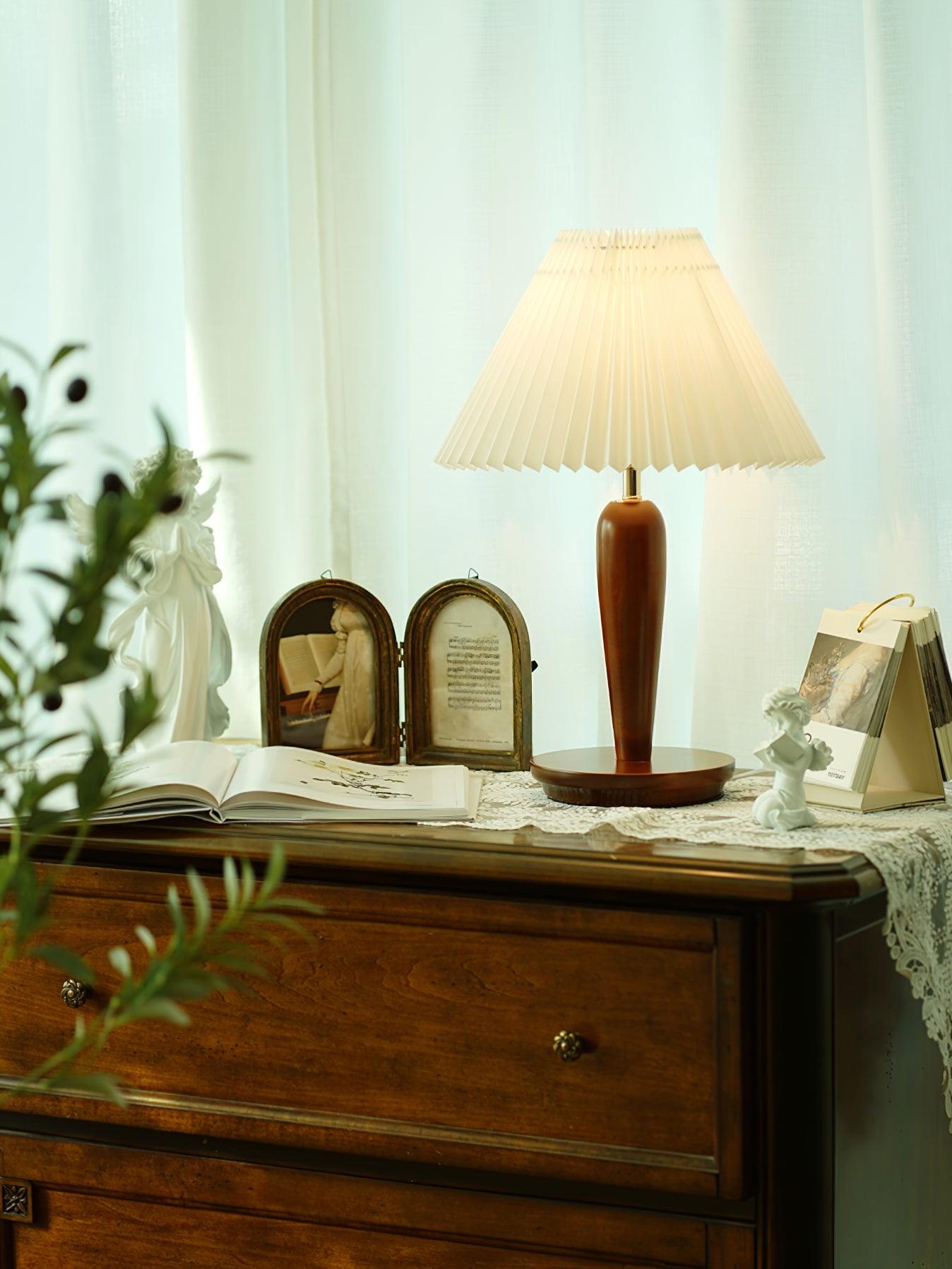 mid-century-tall-wood-table-lamp-with-white-fabric-shade-for-living-room