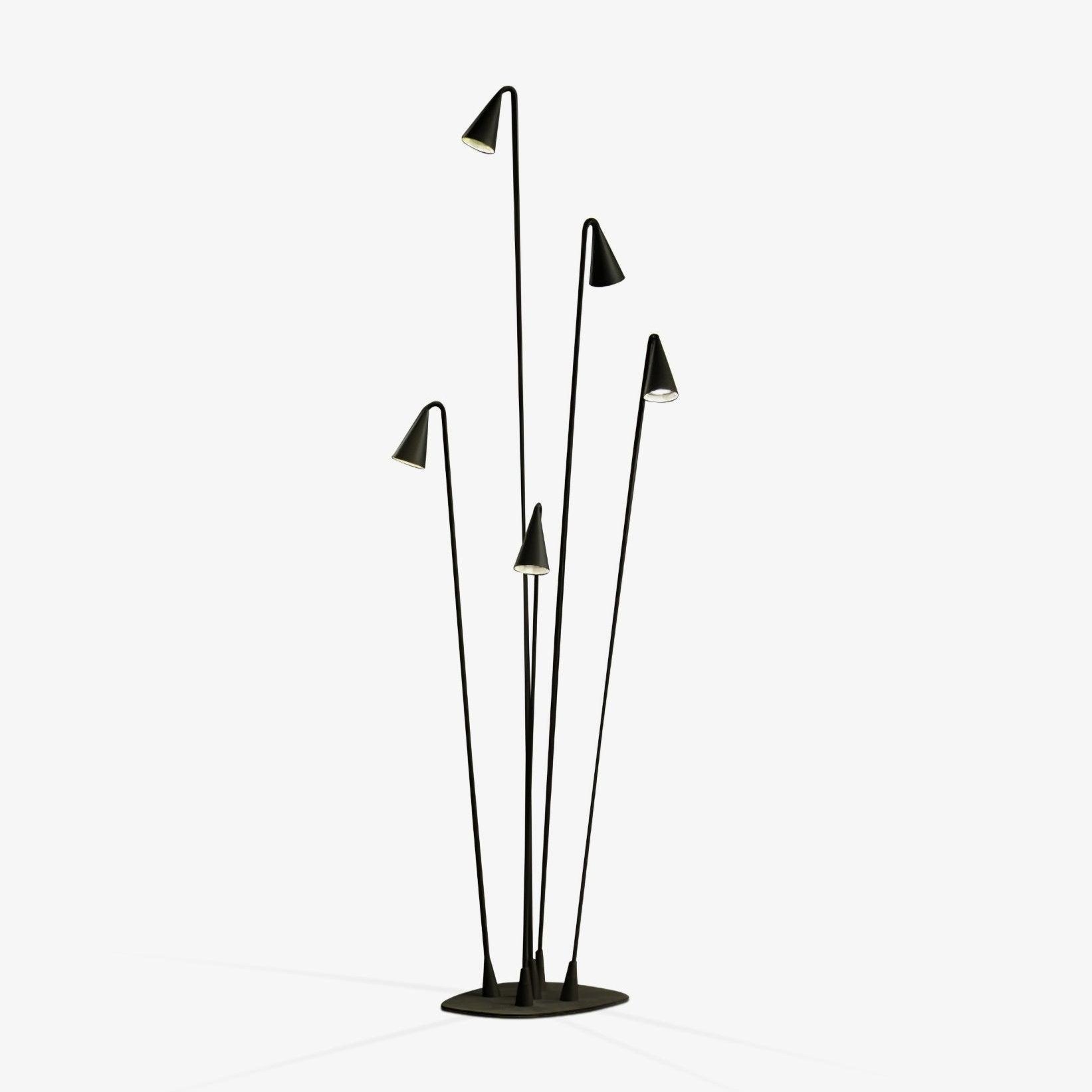 Bellflower Aluminum Outdoor Floor Lamp Waterproof LED Pathway Pedestal Light