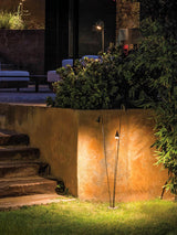 Bellflower Aluminum Outdoor Floor Lamp Waterproof LED Pathway Pedestal Light