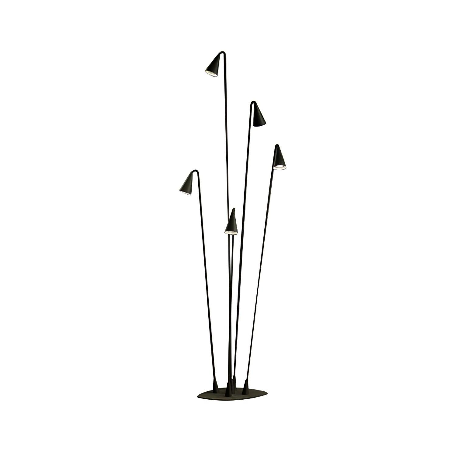 Bellflower Aluminum Outdoor Floor Lamp Waterproof LED Pathway Pedestal Light