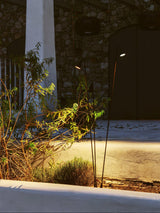 Bellflower Aluminum Outdoor Floor Lamp Waterproof LED Pathway Pedestal Light