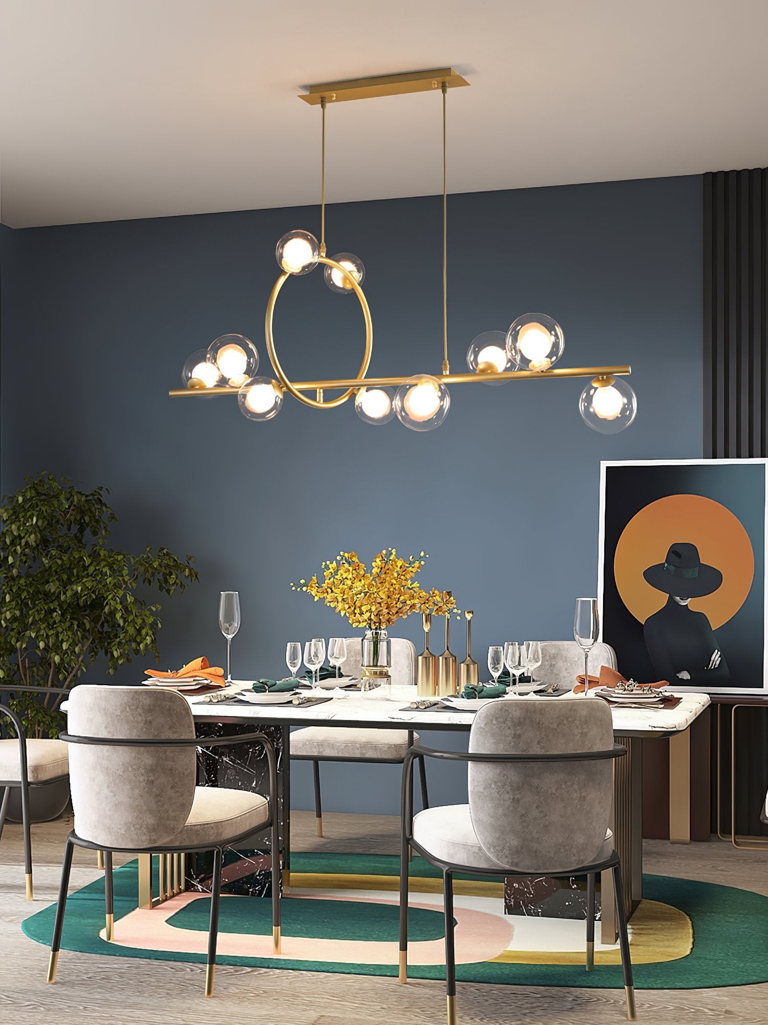 modern-brass-ring-chandelier-with-white-glass-shades-contemporary-hanging-light