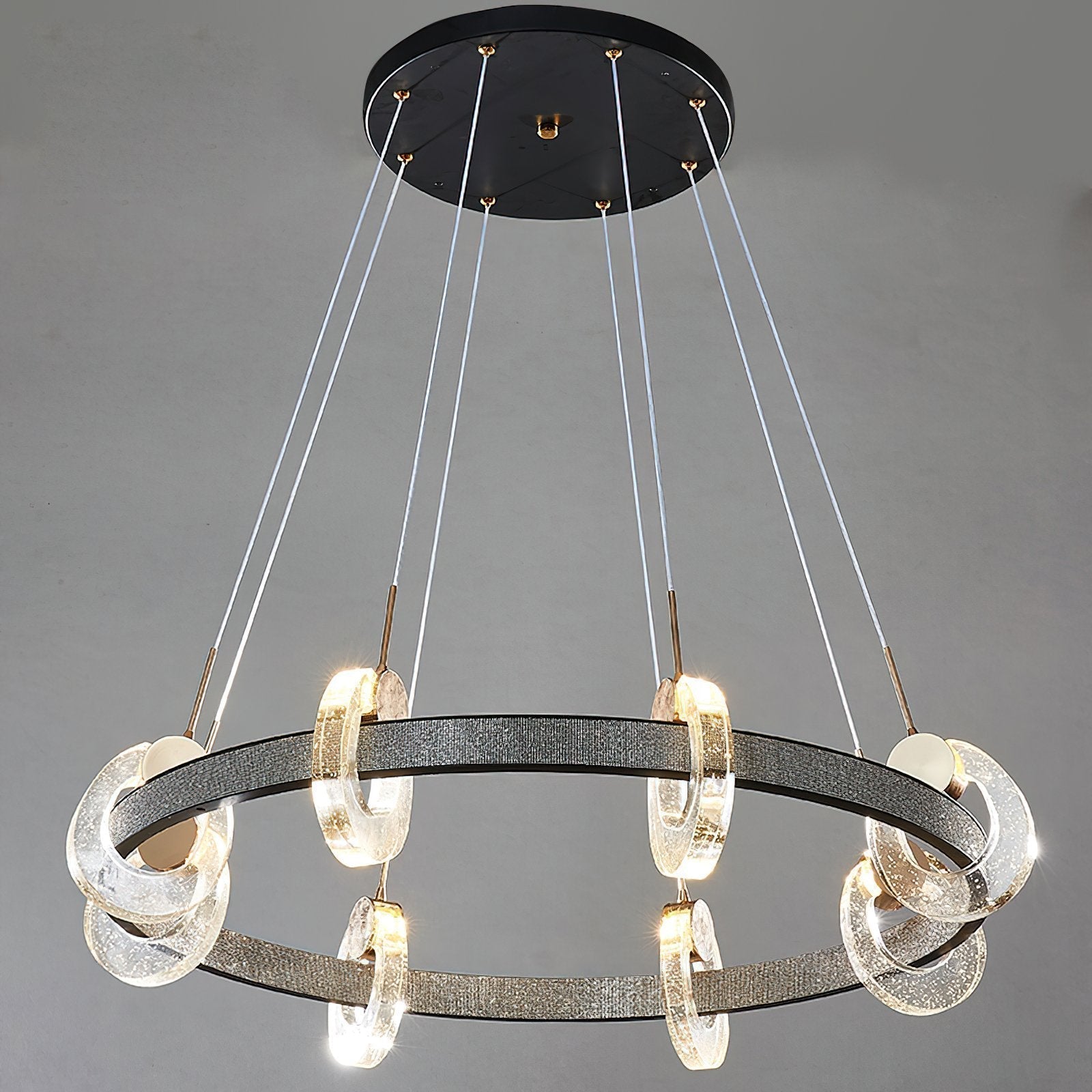 modern-integrated-led-bubble-crystal-ceiling-chandelier-flush-mount-light-with-three-color-modes
