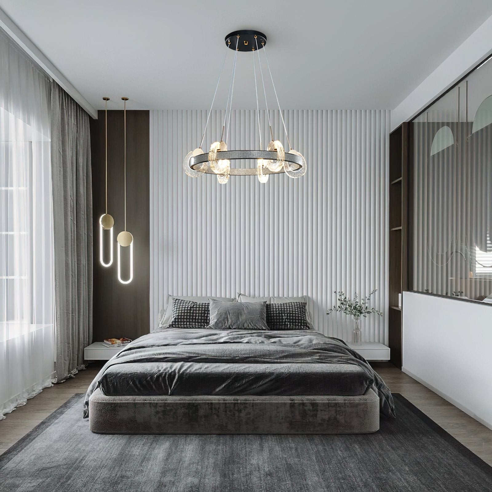 modern-integrated-led-bubble-crystal-ceiling-chandelier-flush-mount-light-with-three-color-modes