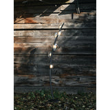 Modern Bubbles Glass LED Floor Lamp with Iridescent Spheres and Vertical Standing Design