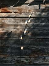 Modern Bubbles Glass LED Floor Lamp with Iridescent Spheres and Vertical Standing Design