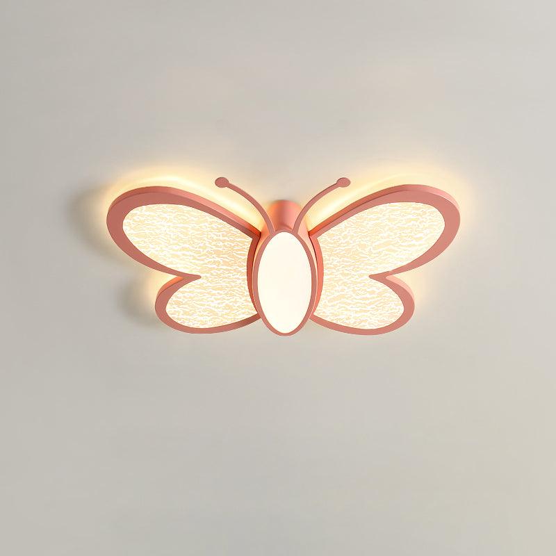 Modern Butterfly LED Ceiling Light for Kids Bedroom and Nursery Lighting