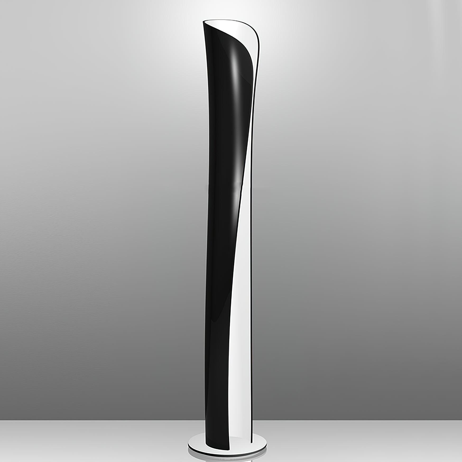 Modern Sculptural Aluminum Torchiere Floor Lamp for Indirect Lighting