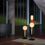 Modern Colorful Candied Glass Pebbles LED Table Lamp for Artful Interior Lighting