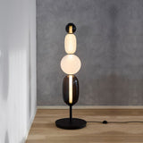 Modern Colorful Candied Glass Pebbles LED Table Lamp for Artful Interior Lighting