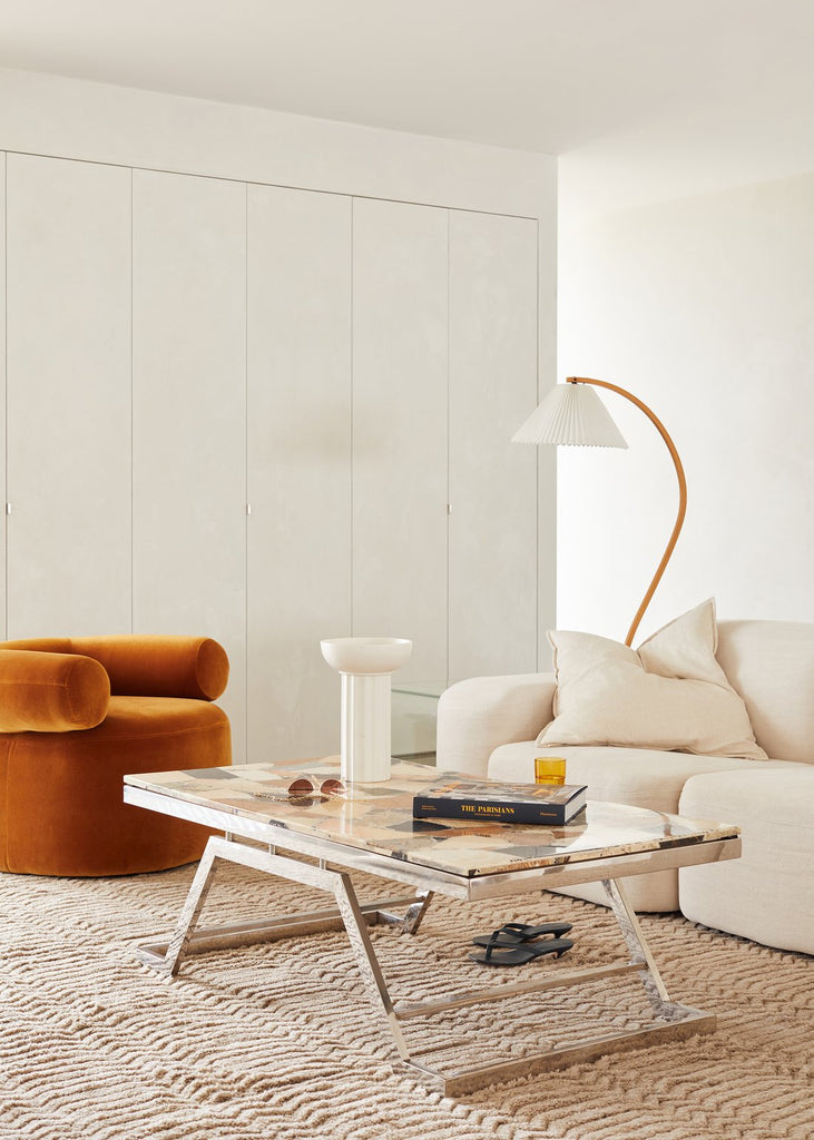 Scandinavian Beech Wood Floor Lamp with Pleated Linen Shade Mid Century Modern Standing Light