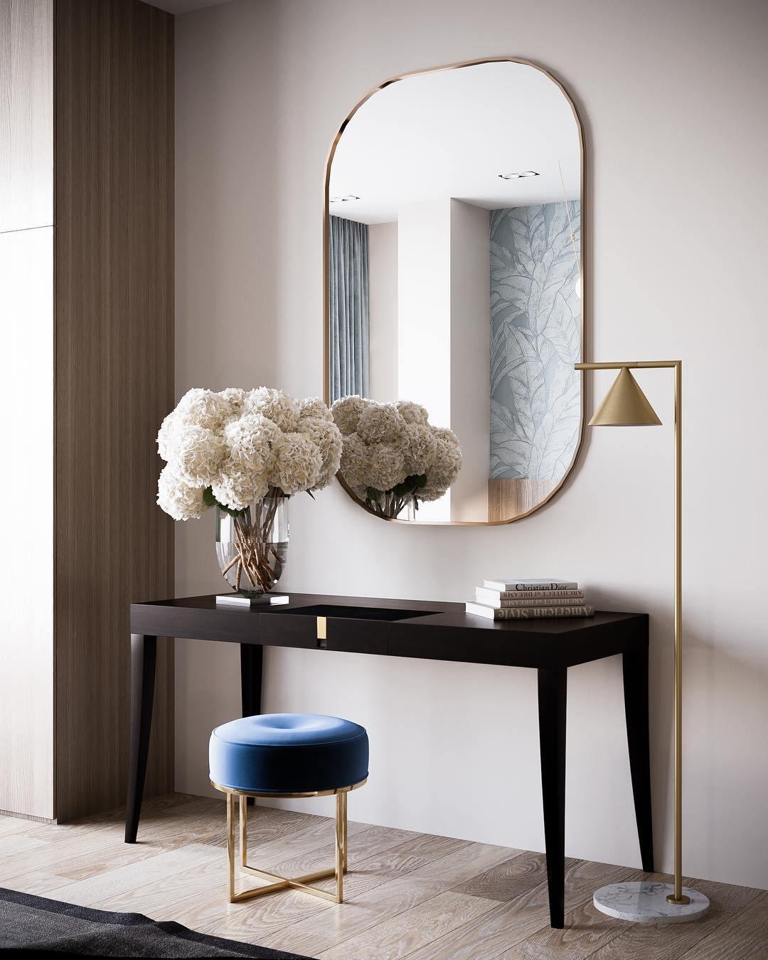 Minimalist Torchiere Floor Lamp with Rotating Cone Shade and Solid Marble Base