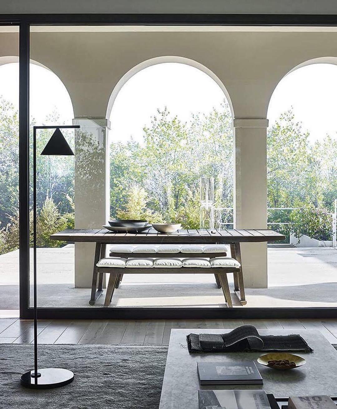 Minimalist Torchiere Floor Lamp with Rotating Cone Shade and Solid Marble Base