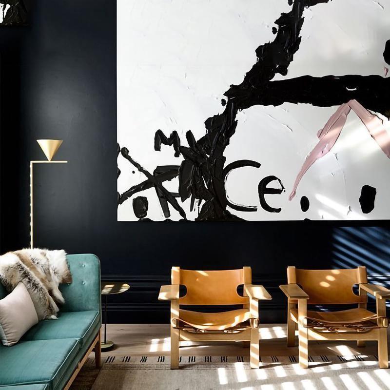Minimalist Torchiere Floor Lamp with Rotating Cone Shade and Solid Marble Base