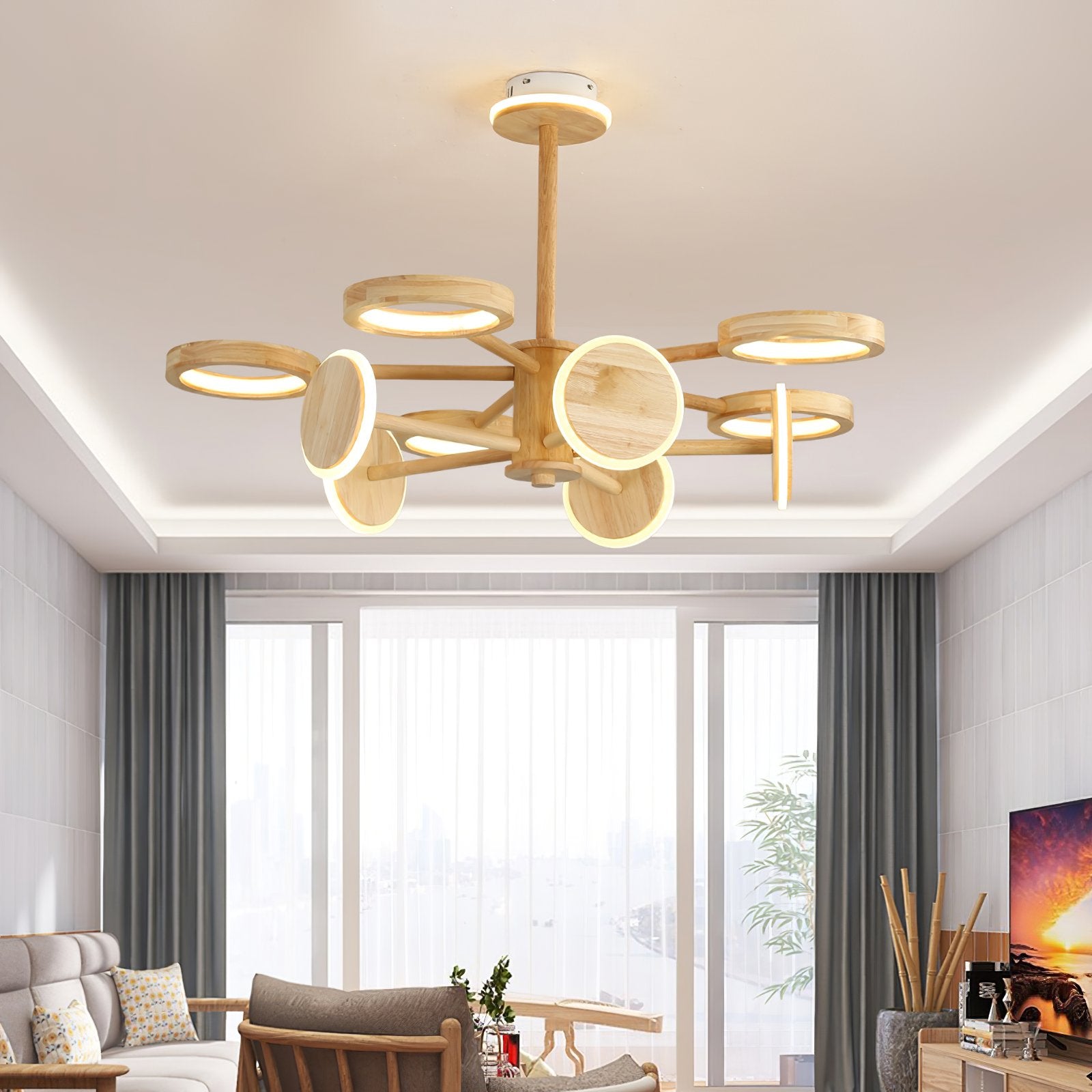 modern-natural-rubber-wood-log-chandelier-with-integrated-three-color-led-light