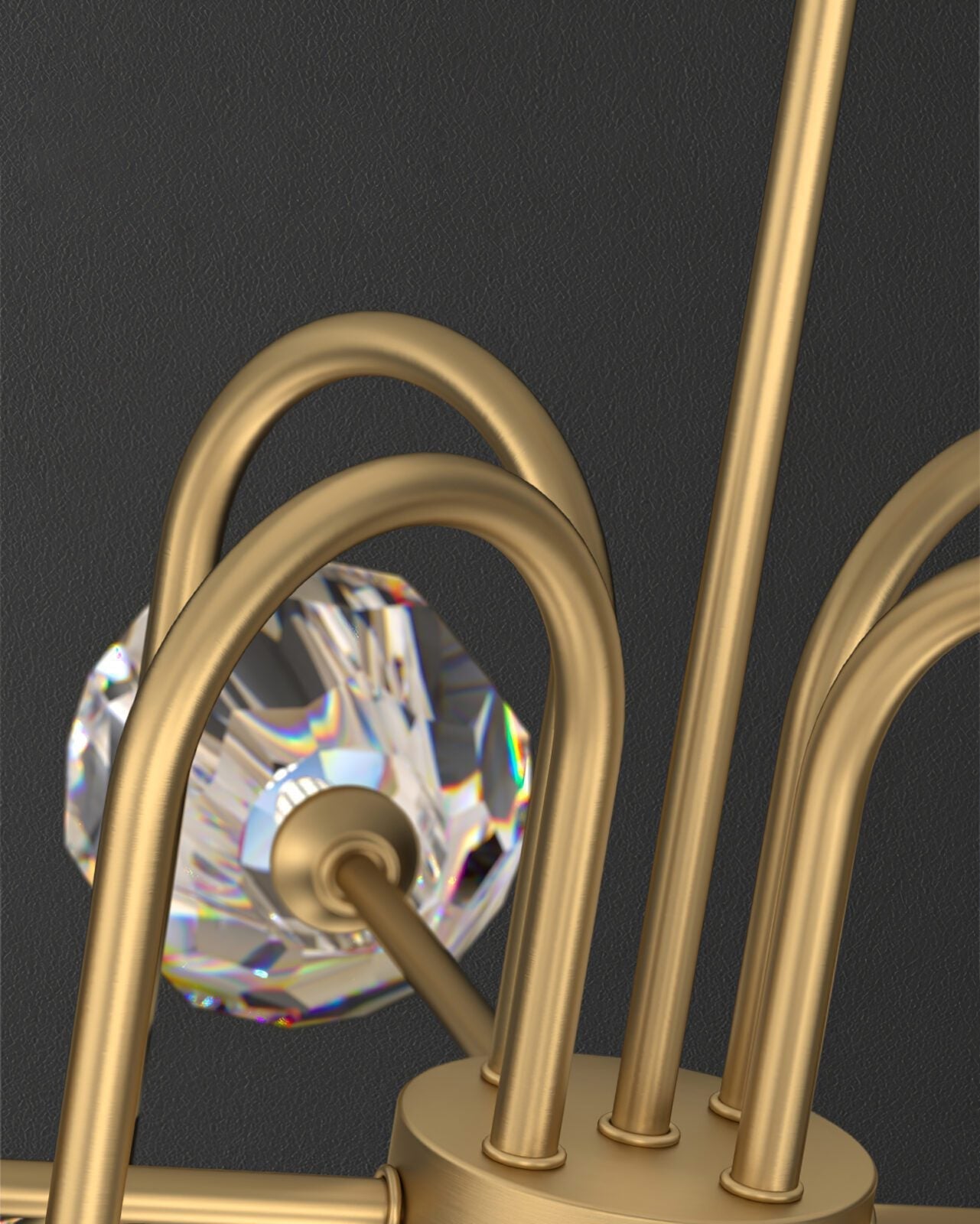 modern-brass-carousel-chandelier-with-clear-crystal-blooms-and-three-color-led-light