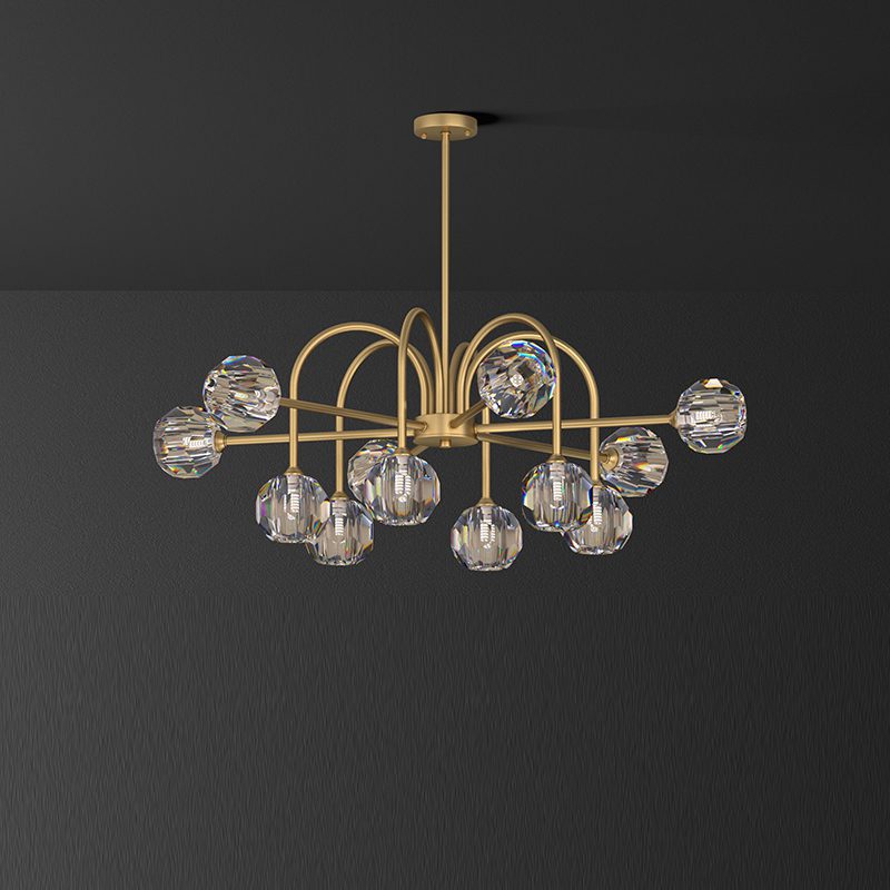 modern-brass-carousel-chandelier-with-clear-crystal-blooms-and-three-color-led-light
