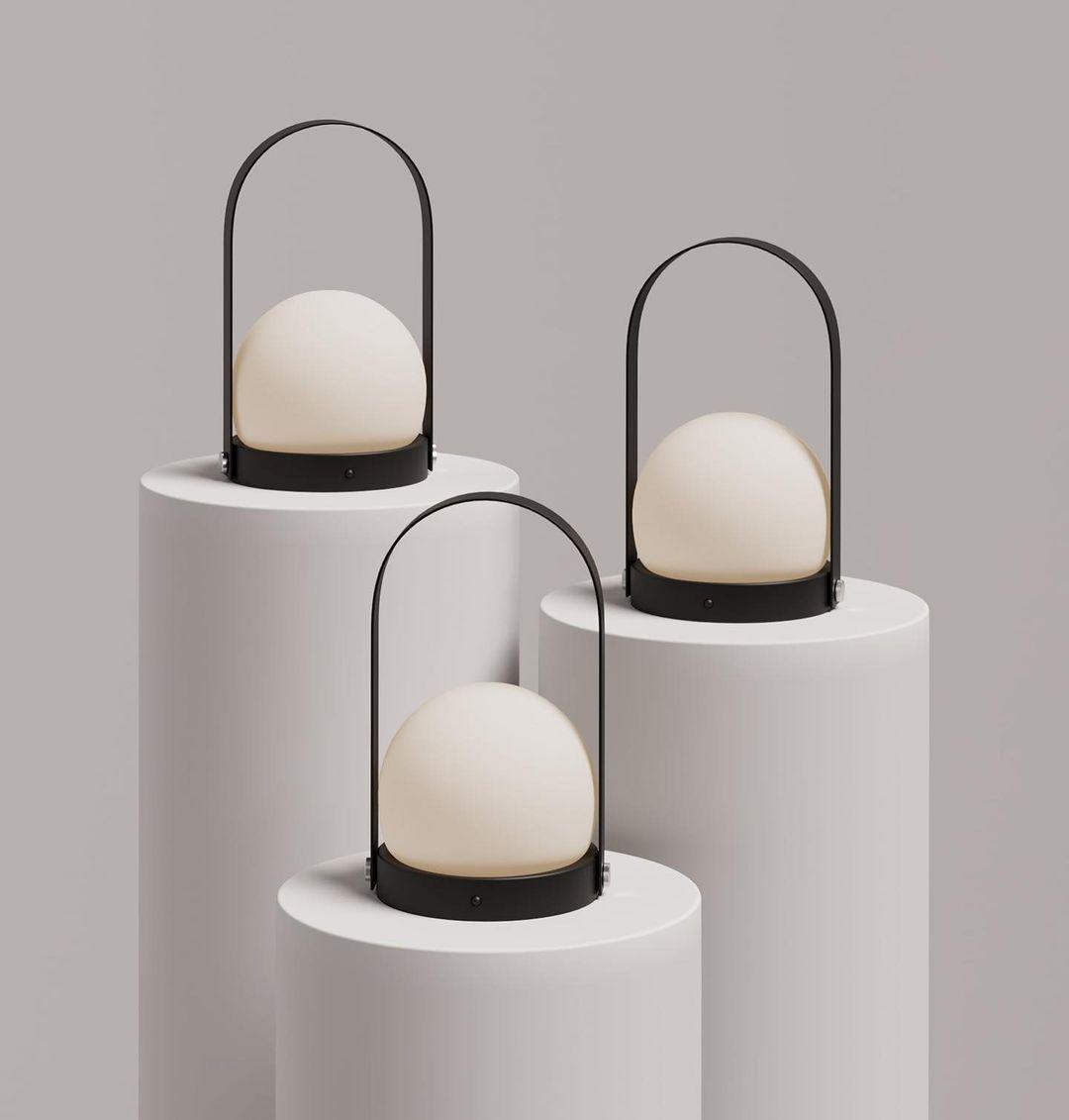 Carrie Portable Rechargeable LED Table Lamp with Built in Battery and Touch Control