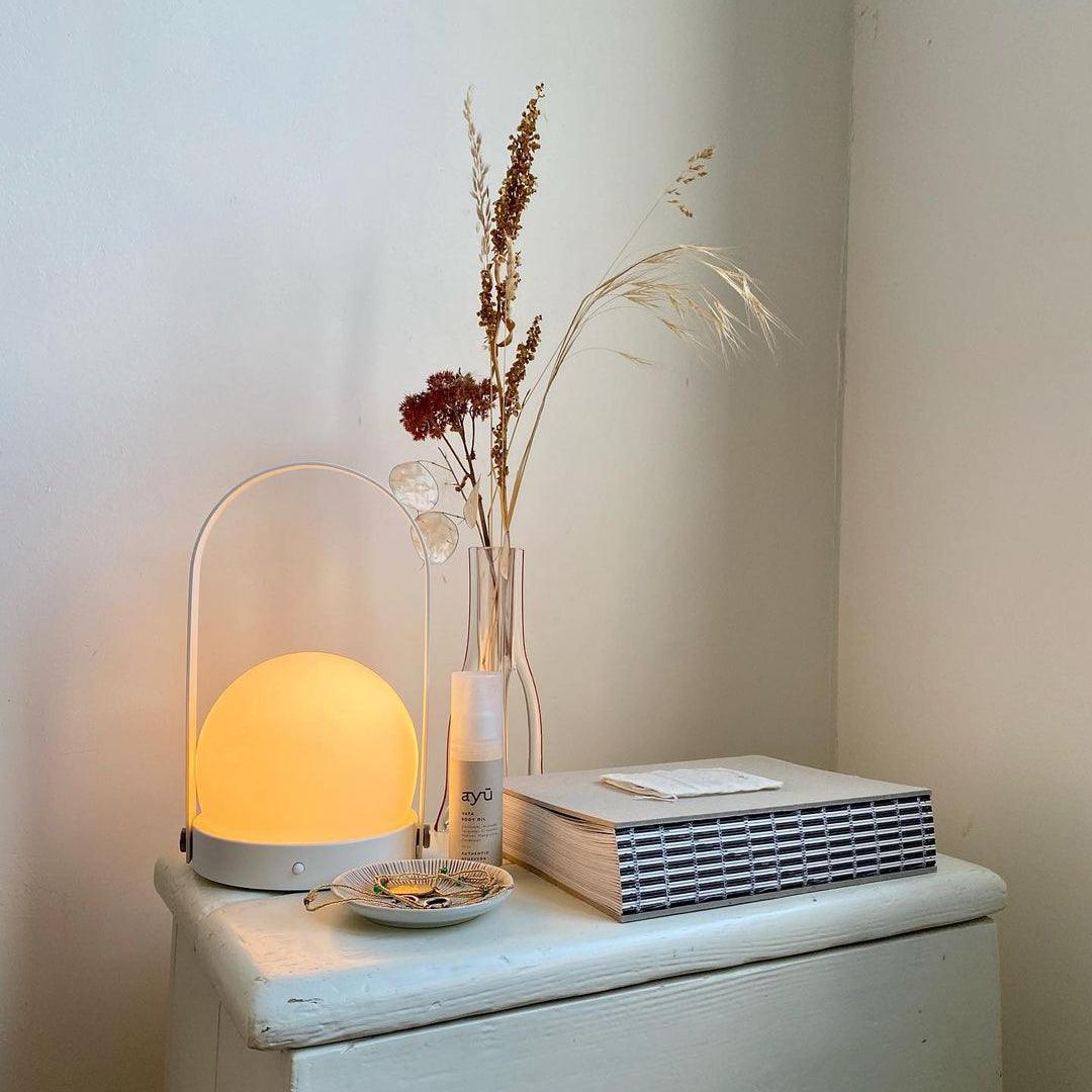 Carrie Portable Rechargeable LED Table Lamp with Built in Battery and Touch Control